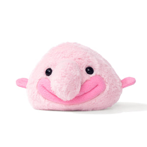 Blobby the blobfish - happy plushie