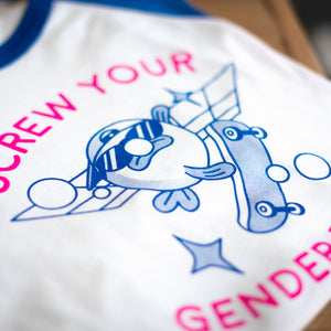 Gender neutral T shirt print