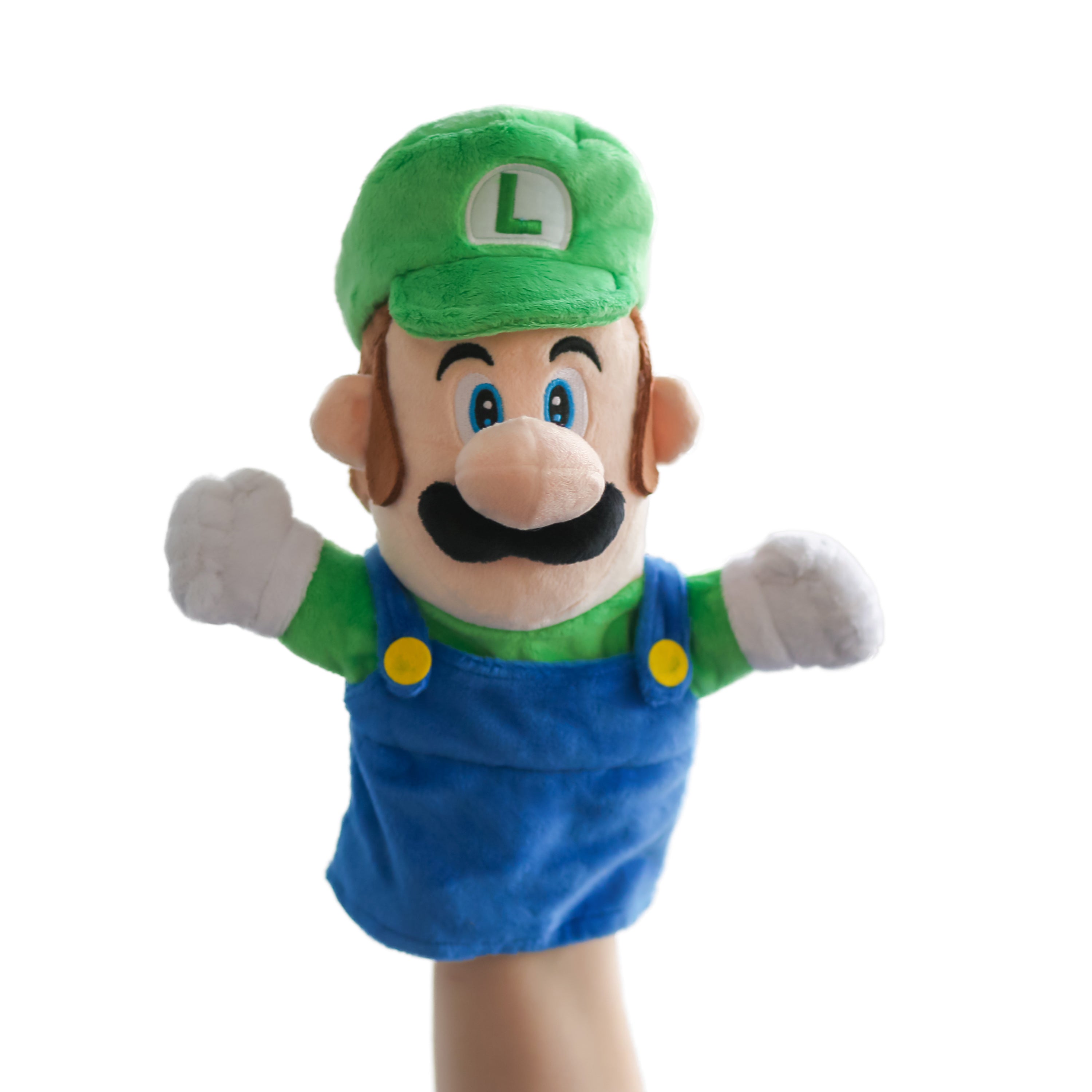 Luigi hand puppet by Uncute