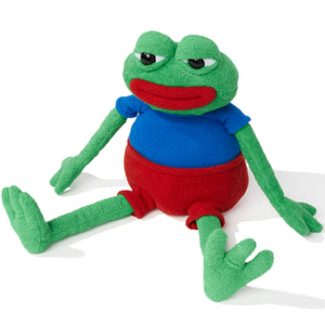Pepe the frog stuffed toy - licensed by Matt Furie