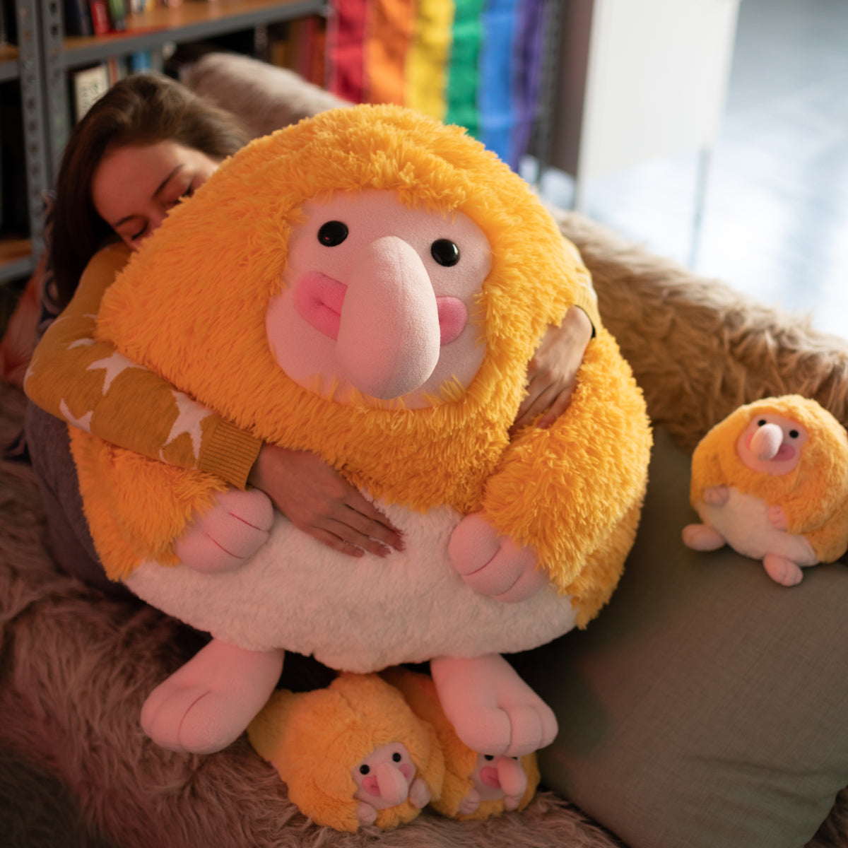 Huge stuffed toy of Proboscis Monkey