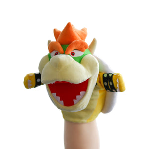 Bowser hand puppet with moveable mouth