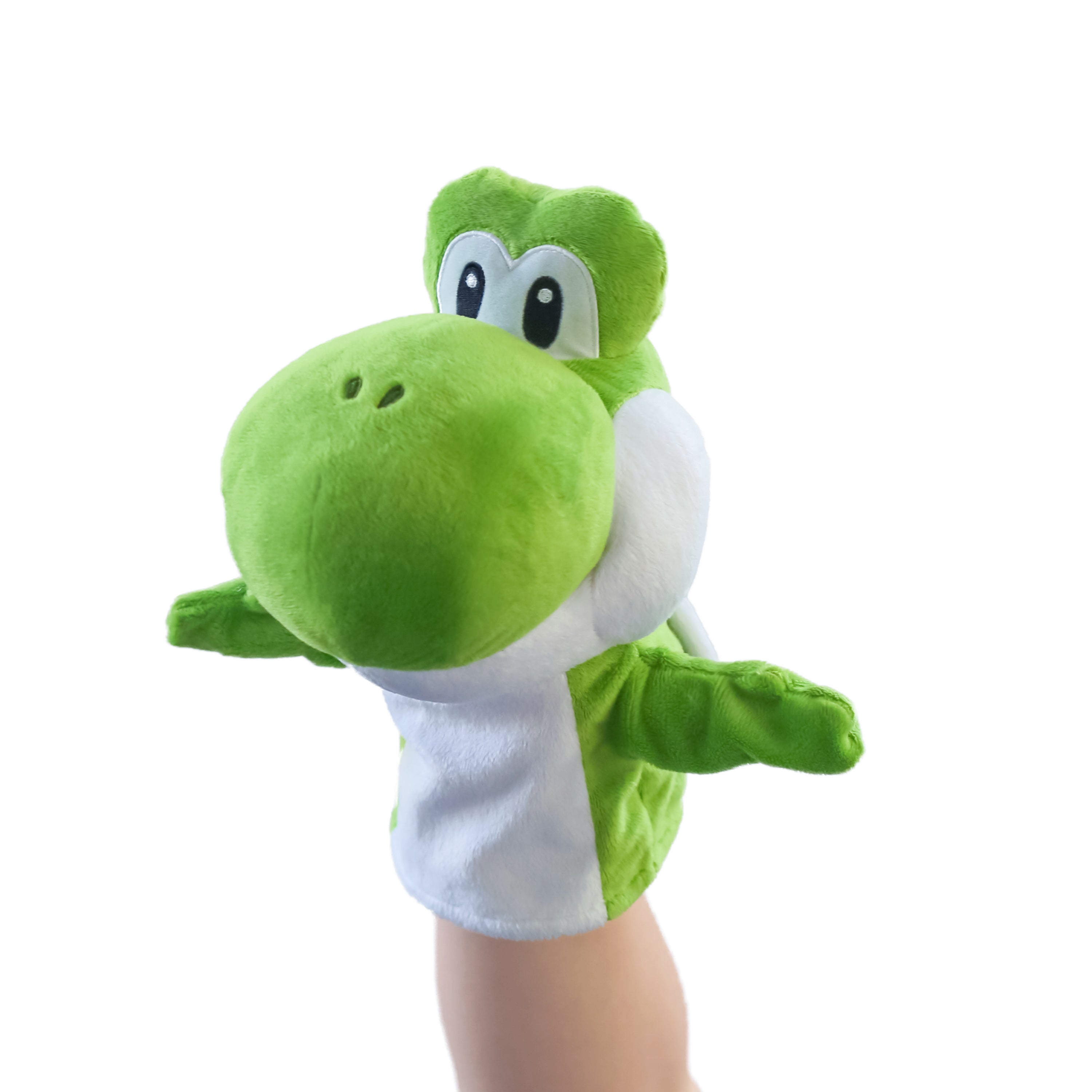 Yoshi hand puppet with moveable mouth